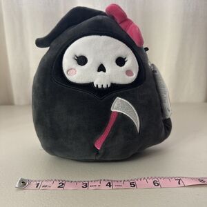 Squishmallow Ghost Jane NWT Halloween Pink Bow 7.5" Tall